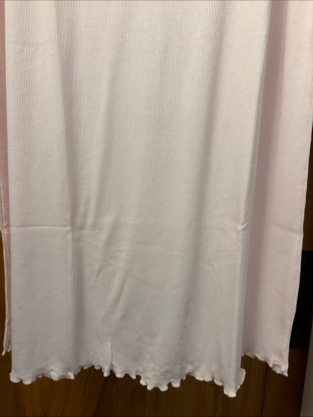 The Company Store Cooling Short Sleeve Nightgown In Poly/Cotton Pink New - Picture 2 of 6